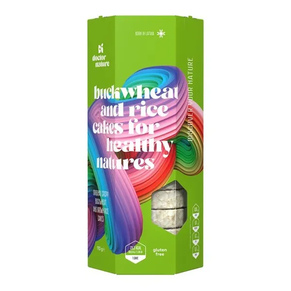 Galetes griķu - rīsu DR.NATURE 110g 