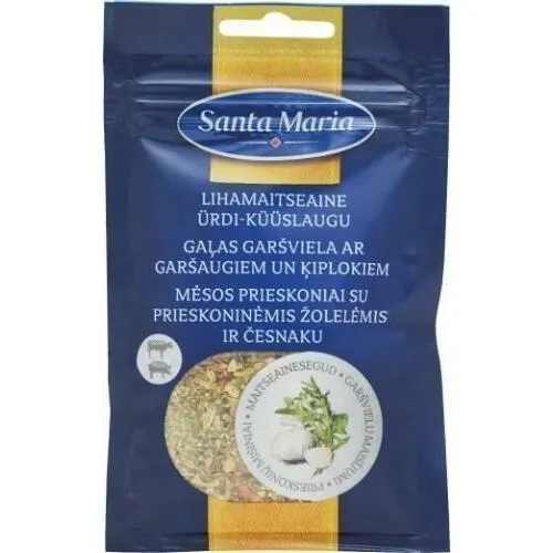Piedeva gaļai-garšaugi un ķiploki 20g, Santa Maria