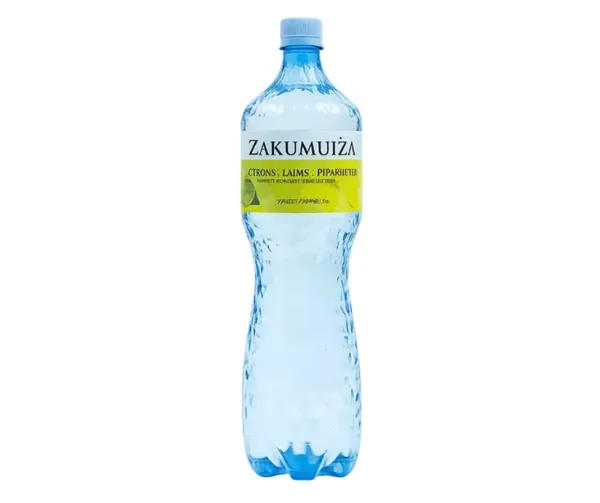 Gāzēts ūdens ar laima-citrona-piparmētras garšu 1.5l, Zaķumuiža