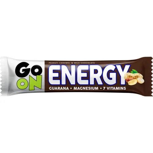 Batoniņš Go On Energy ar zemesriekstiem un karameli 50g