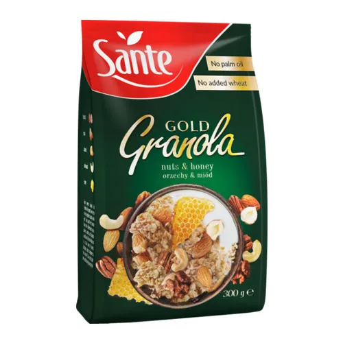 Granola SANTE Gold ar riekstiem 300g