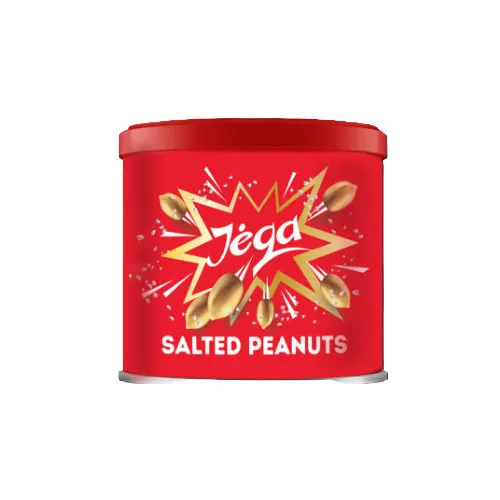 Grauzdēti zemessrieksti Jėga ar sāli (bundžā), 140g