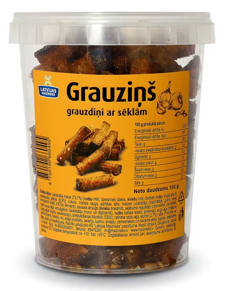 Grauzdiņi ar sēklām Grauziņš 150g, Latvijas Maiznieks