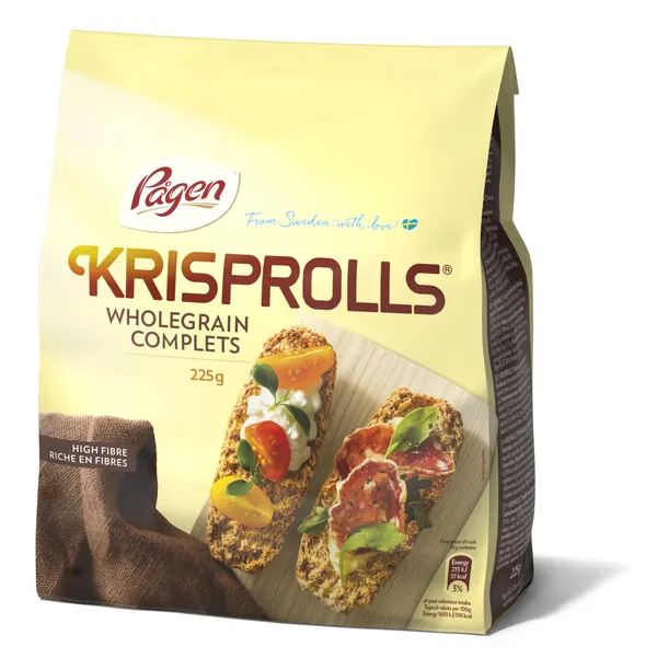 Sausmaizītes Krisprolls pilngraudu, 225g