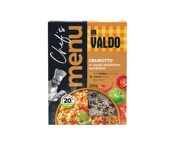 GRUBOTTO VALDO CHEFS AR SAULĒ KALT. TOMĀTIEM 250G