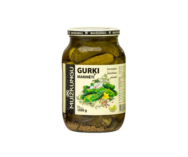 Gurķi marinēti 1kg (500g), Muižkungu
