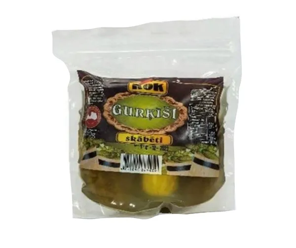 Gurķīši skābēti 470g, KOK