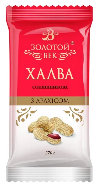 Halva saulespuķu vaniļas ar zemesriekstiem 270g