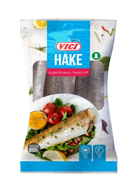 Heks Argentīnas bez galvas sasald., glaz., 1kg/850g, Viči