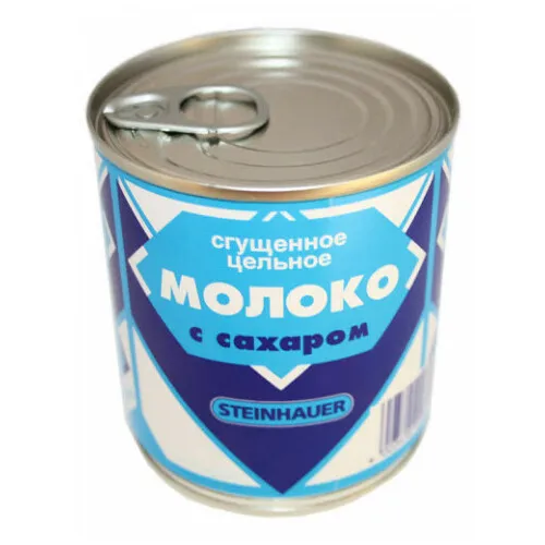 Iebiezinātais piens ar cukuru 397g, Steinhauer