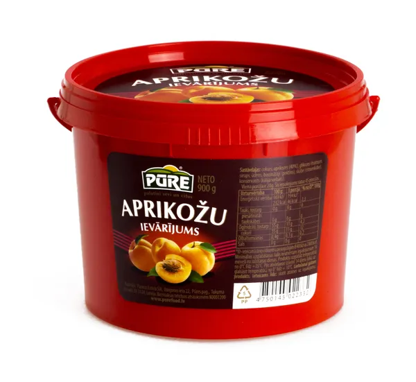 Ievārījums Aprikožu 900g, Pūre