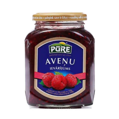 Ievārījums Aveņu 420g, Pūre