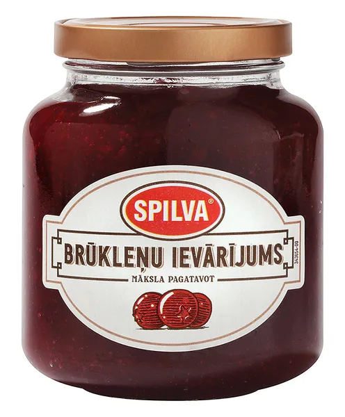 Ievārījums Spilva brūkleņu 380g