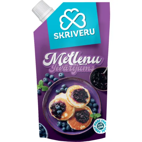 SKRĪVERU Melleņu ievārījums, 250g