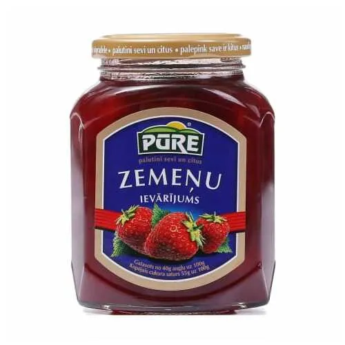 Ievārījums Pūre zemeņu 420g