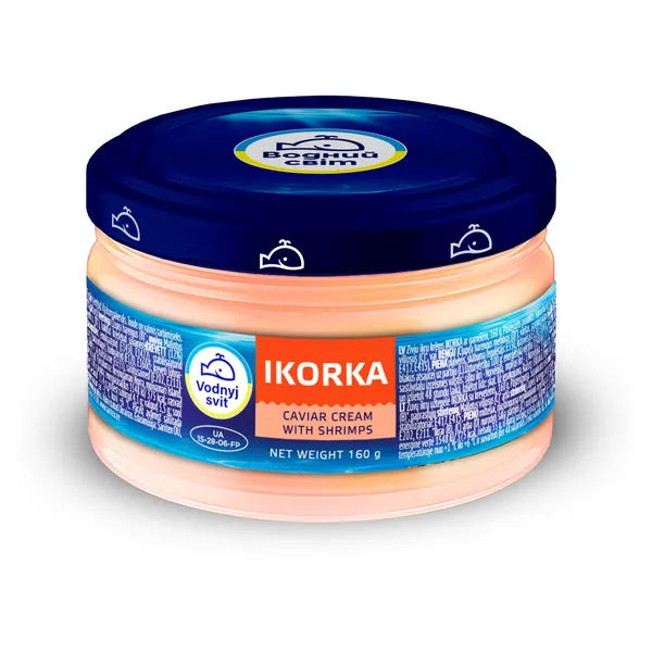Ikru smēriņš ar lasi Ikorka 160g, Vodnij Svit