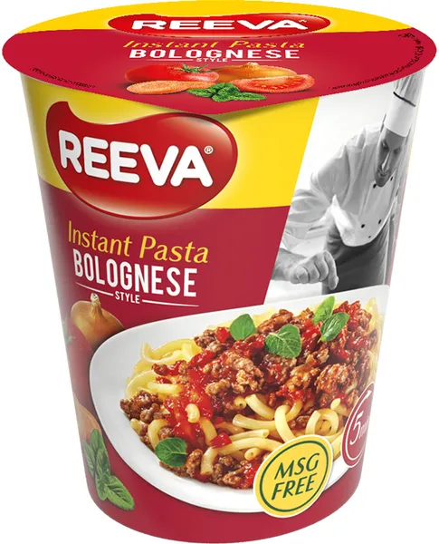 Instant pasta Bolognese in cup 70g, Reeva