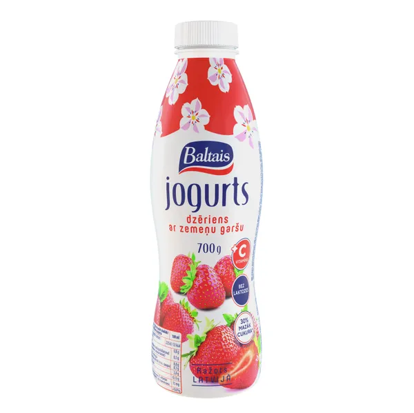 Jogurts ar zemeņu garšu BALTAIS 700g