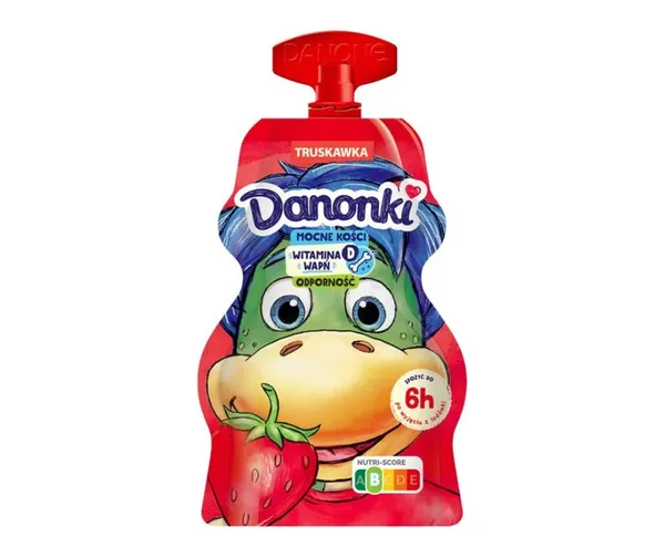Jogurts DANONKI ar zemeņu garšu 70g 