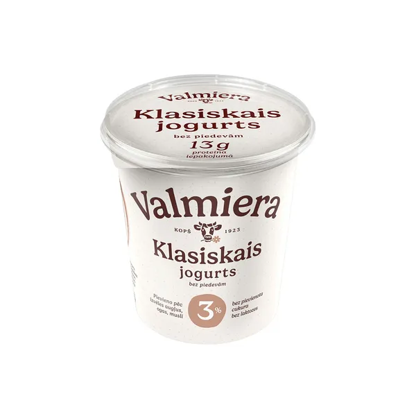 Jogurts VALMIERA bez laktozes 3% 350g