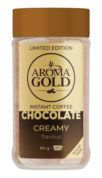 Kafija šķīstoša Chocolate garša 80g, Aroma Gold