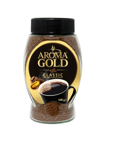 Kafija šķīstoša Classic 100g, Aroma Gold.