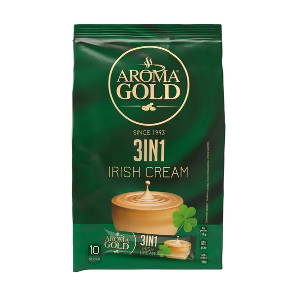 Kafijas dzēr. AROMA GOLD 3IN1 IRISH CREAM 17g.