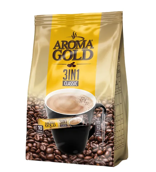 Kafijas dzēriens 3in1 170g mais., Aroma Gold.