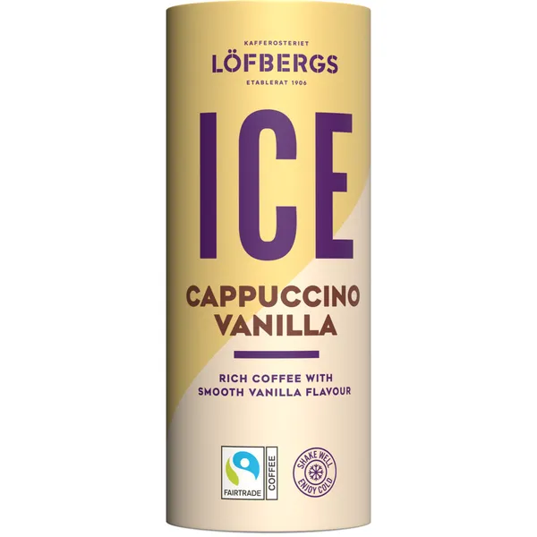 Kafijas dzēriens Ice Cappuccino Vanilla 230ml, Lofbergs