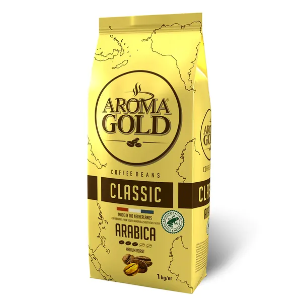 Kafijas pupiņas Classic 1kg, Aroma Gold