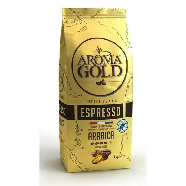 Kafijas pupiņas Espresso 1kg, Aroma Gold