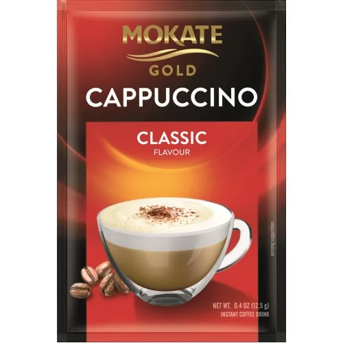 1x Kapučīno dzēriens MOKATE GOLD Klasiskais  12.5g x 8