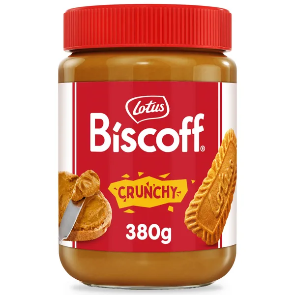 Karamelizētu cepumu krēms LOTUS BISCOFF,  Crunchy, 380g