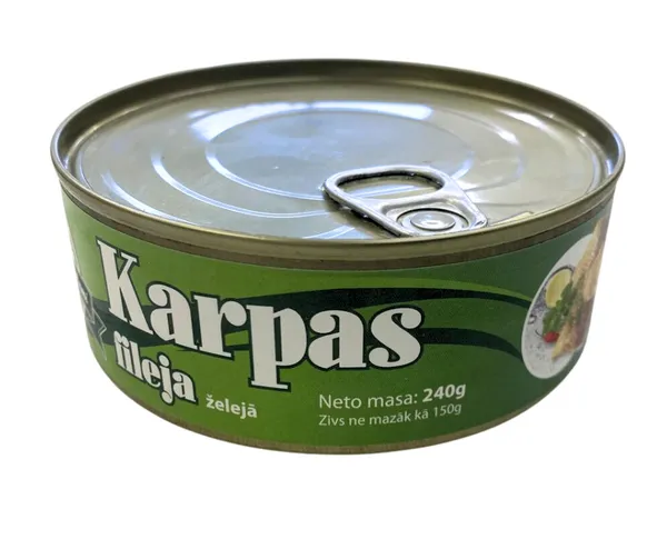 Karpas fileja želejā