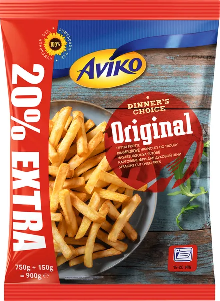 Kartupeļi frī Original 900g, Aviko