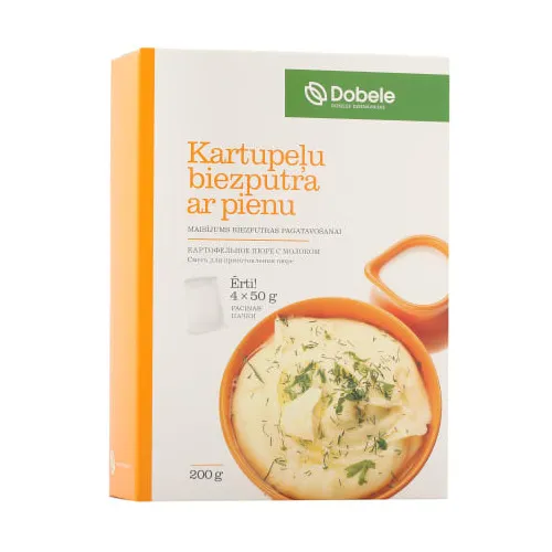 Kartupeļu biezputra ar pienu 200g, Dobele