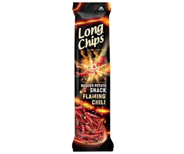Kartupeļu plāksnes ar ugunīgo čilli 75g, Long Chips