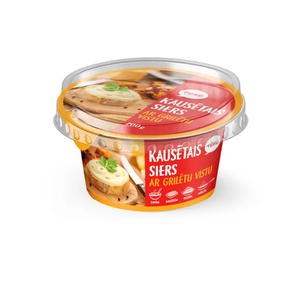 Kausēt.siers TERE ar grilētu vistu 200g