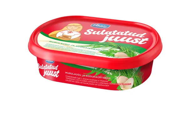 Kausētais siers ar maurlokiem un garšaugiem 185g, Valio