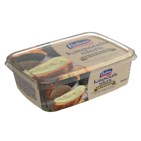 Kausētais siers Baltais ar trifelēm 180g