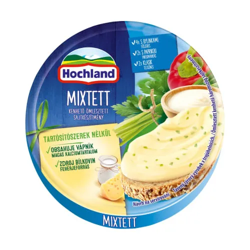 Kausētais siers HOCHLAND Mixtett, 140 g