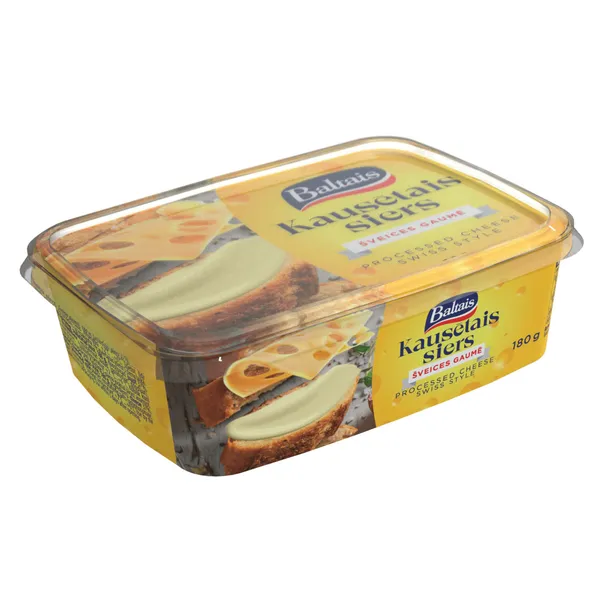 Baltais kausētais Siers Šveices gaumē, 180g