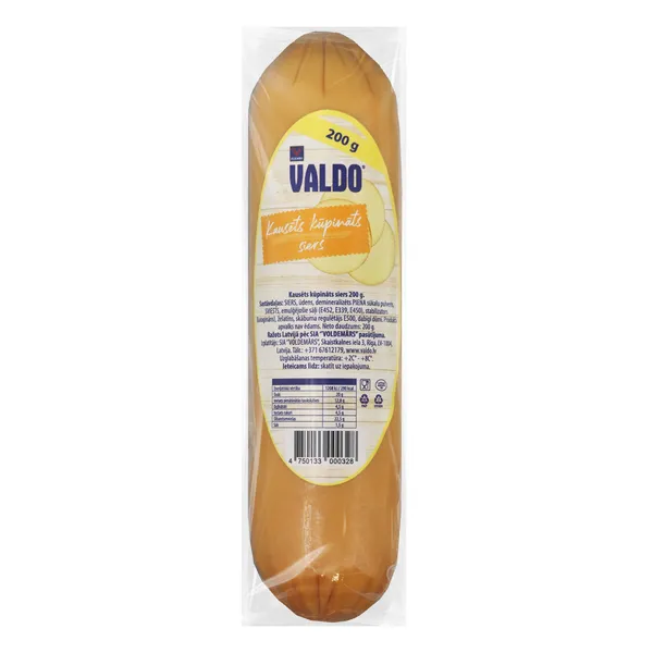 Kausēts kūpināts siers 200g, Valdo