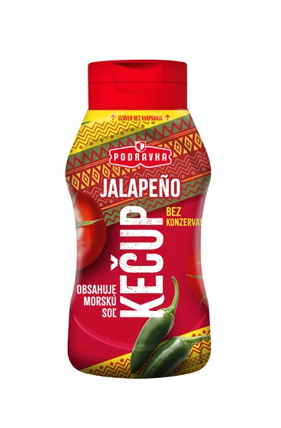Kečups Jalapeno 500g PET, Podravka