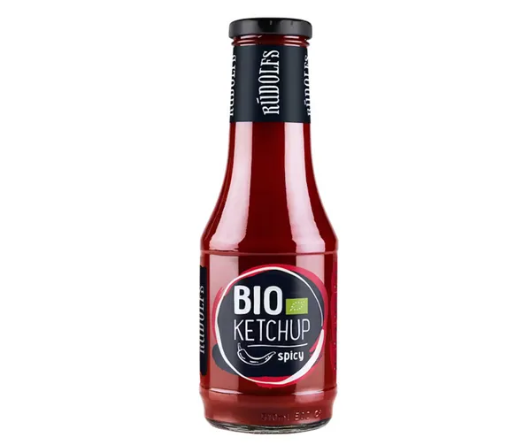 Kečups tomātu Asais Bio pieaug. 530g, Rūdolfs