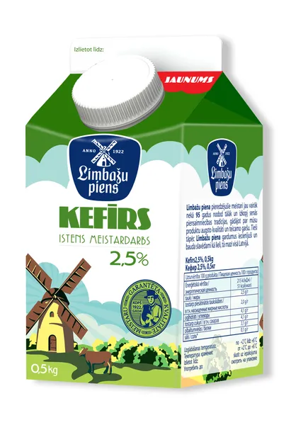 Kefīrs Limbažu piens 2.5% 0.5kg