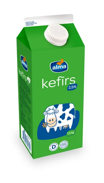 Kefīrs 2.5% ar D vitamīnu 1.5 kg, Alma