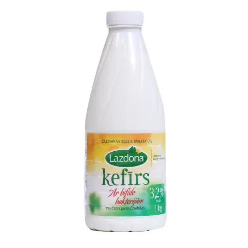 Kefīrs 3.2 % pudelē 1kg, Lazdona