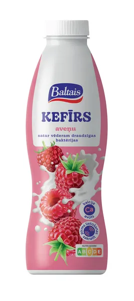 Kefīrs ar aveņu garšu 700g, Tukuma