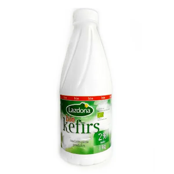 Kefīrs LAZDONA BIO, 2%, PET, 1l